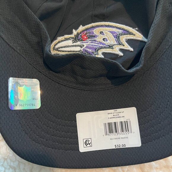47 NWT Baltimore Ravens Adjustable Cooling Hat - Picture 4 of 4